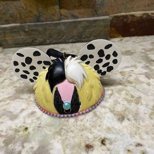 Limited edition cruella de vil ear hat ornament